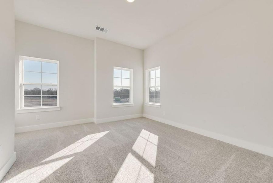 Spacious, unfurnished interior of a new home in Trails at Cottonwood Creek, Rowlett (Image 30). Spacious, unfurnished interior of a new home in Trails at Cottonwood Creek, Rowlett (Image 30).