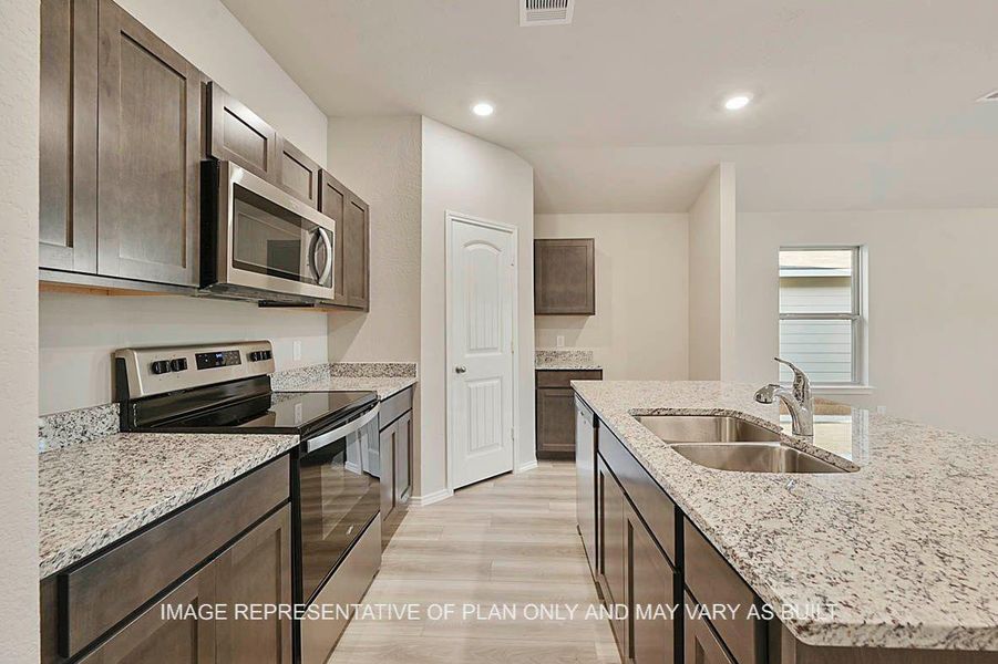 Furnished interior view inside a new home in Liberty Village, Brenham (Image 5). Furnished interior view inside a new home in Liberty Village, Brenham (Image 5).