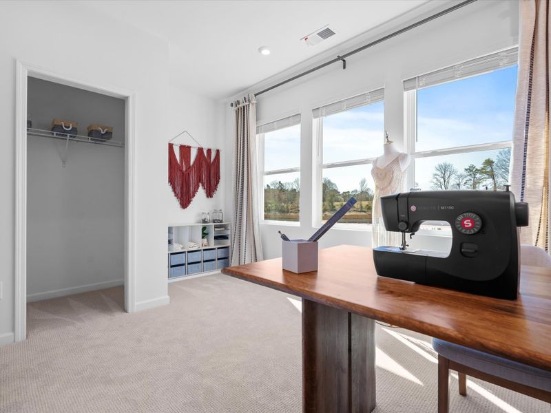 Furnished interior view inside a new home in Southmont, Charlotte (Image 28).