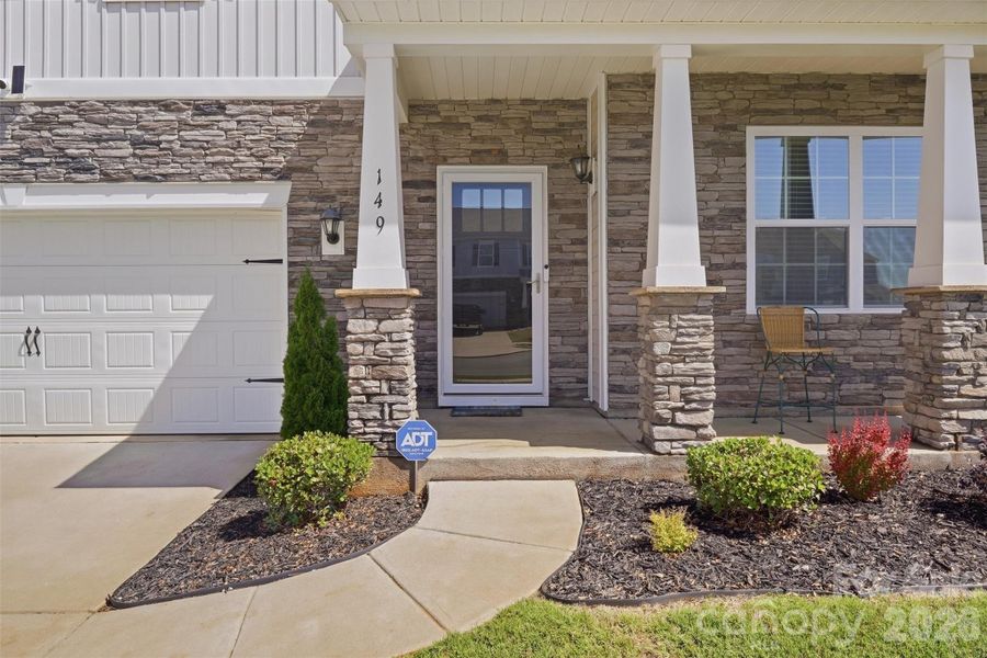 Exterior details and patio area of a home in Wallace Springs, Statesville (Image 4). Exterior details and patio area of a home in Wallace Springs, Statesville (Image 4).