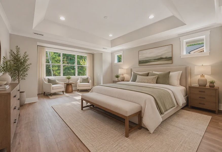 Virtually Staged Primary Bedroom - 14 of 23