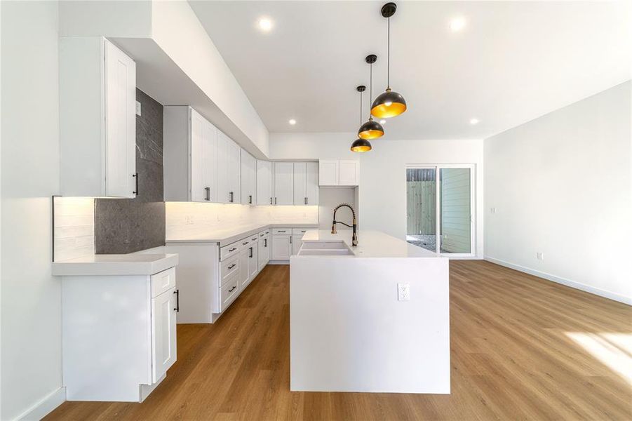 Furnished interior view inside a new home in , Dallas (Image 11).