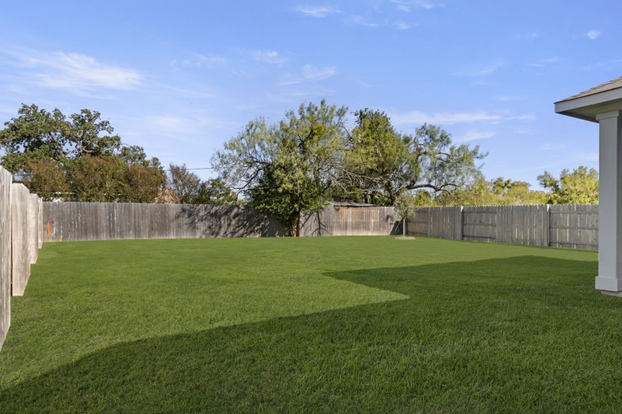 Exterior details and patio area of a home in Orchard Ridge, Liberty Hill (Image 3).