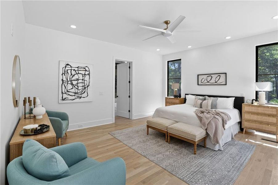 Furnished interior view inside a new home in , Alpharetta (Image 54).