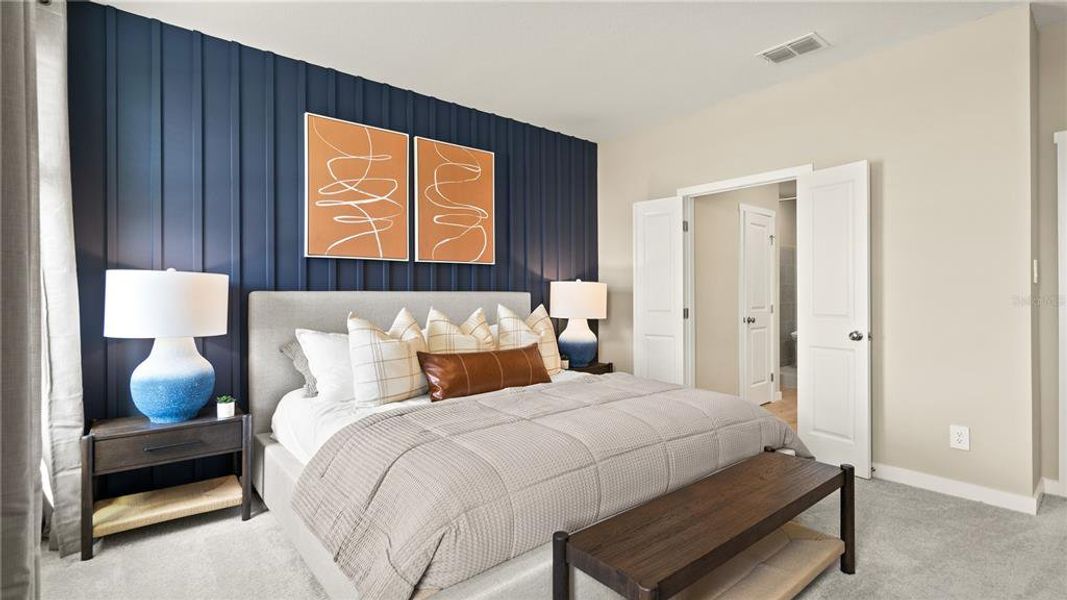 Furnished interior view inside a new home in , Clermont (Image 23).