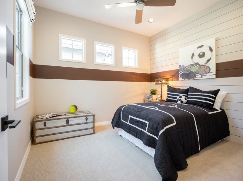 Furnished interior view inside a new home in Elegance at Eastmark, Mesa (Image 36).