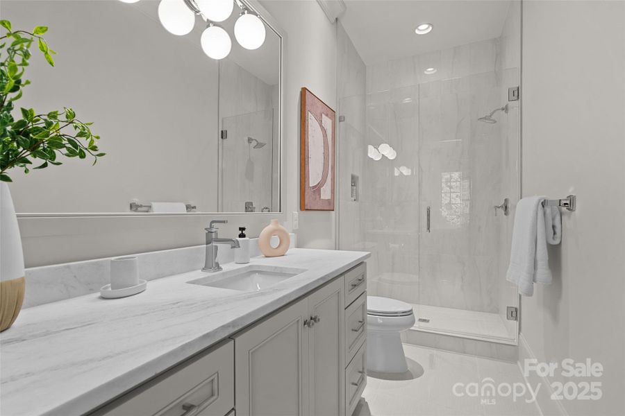 Furnished interior view inside a new home in , Charlotte (Image 17). Furnished interior view inside a new home in , Charlotte (Image 17).