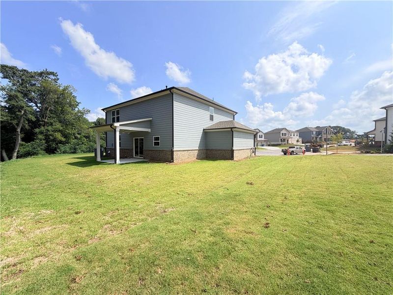 Exterior details and patio area of a home in Apalachee Hills, Bethlehem (Image 3).