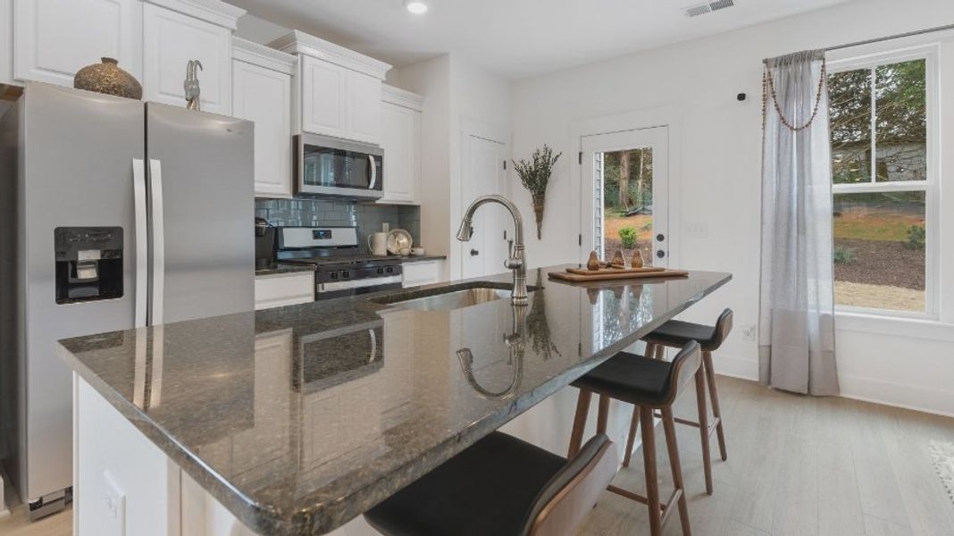 Representative furnished interior of a home built from the Litchfield by DRB Homes in Silo Ridge, Anderson (Image 9).