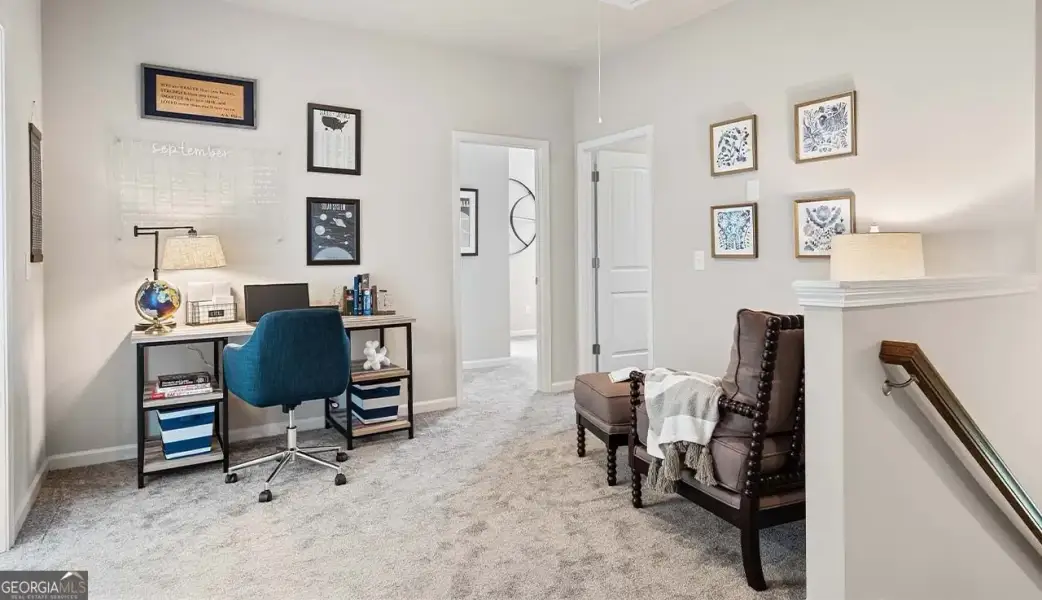 Furnished interior view inside a new home in Bryson Farms, Byron (Image 8).