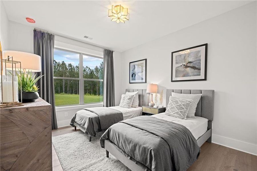 Furnished interior view inside a new home in Soleil Belmont Park, Canton (Image 48).