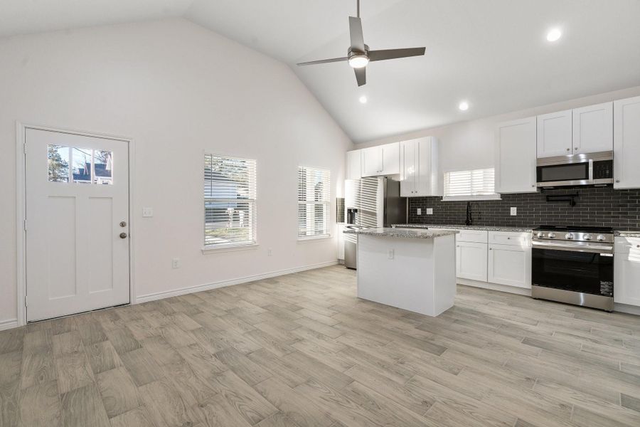 RENDERING OF COMPLETED HOME - Inquire with sales office for current selections of interiors.