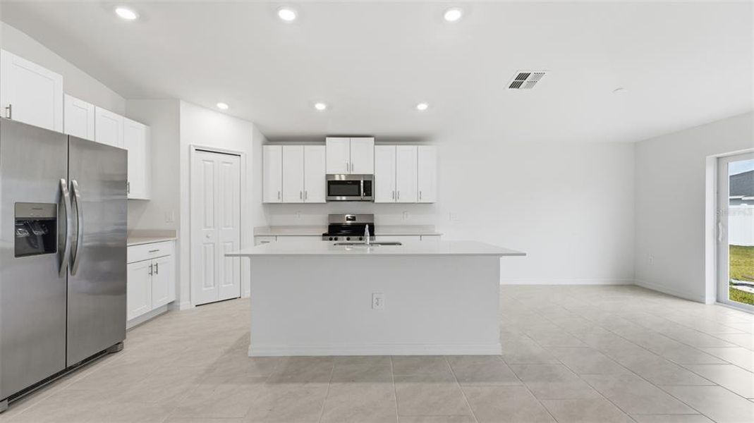 Furnished interior view inside a new home in Rotonda Lakes, Rotonda West (Image 10).