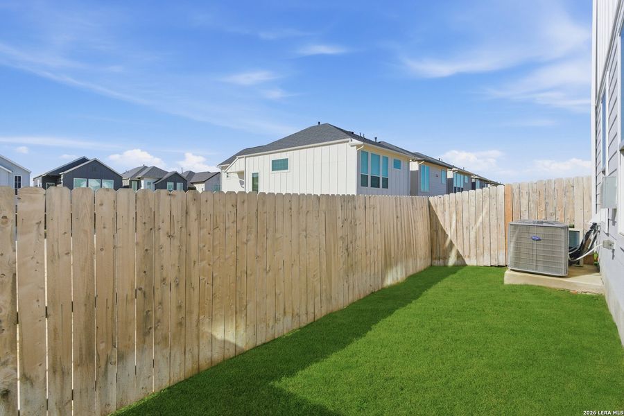 Exterior details and patio area of a home in Centero at Stone Oak, San Antonio (Image 3). Exterior details and patio area of a home in Centero at Stone Oak, San Antonio (Image 3).