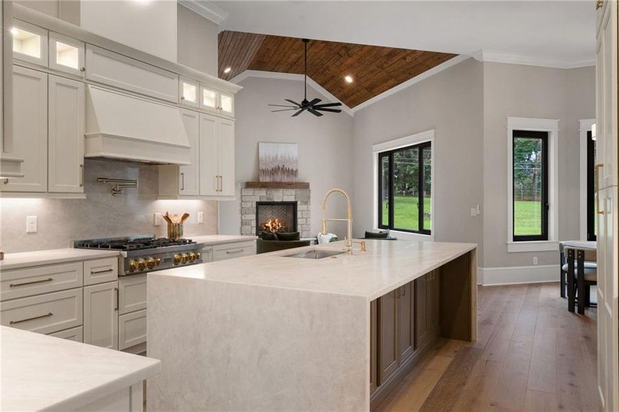 Furnished interior view inside a new home in , Canton (Image 12).