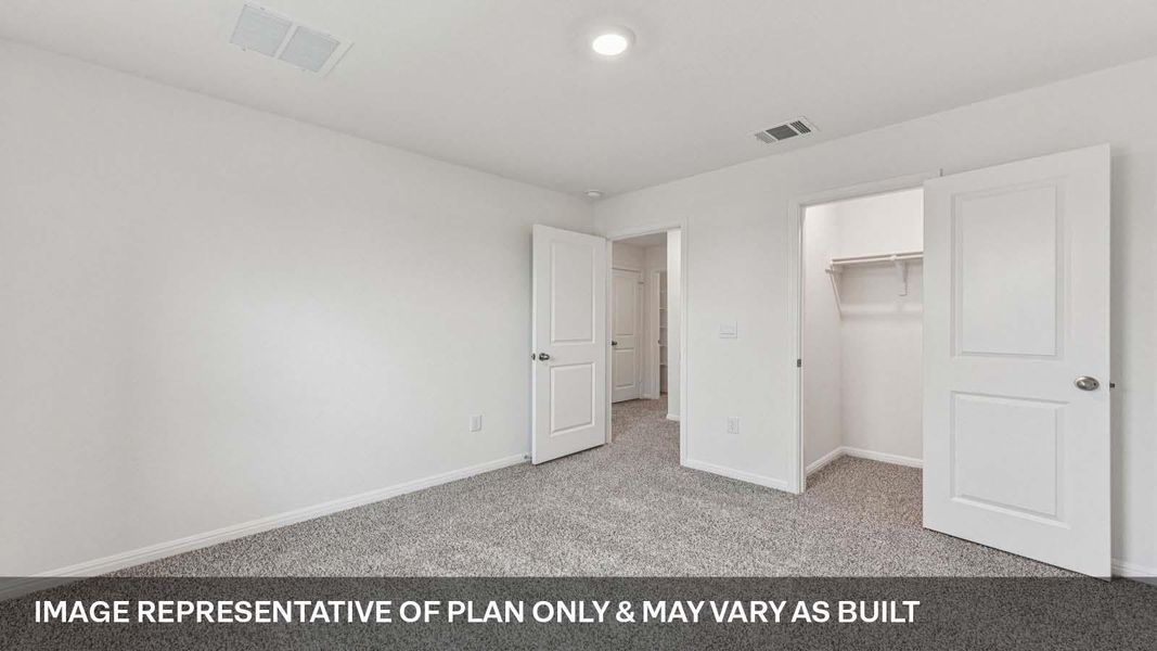 Spacious, unfurnished interior of a new home in Bar W Ranch, Leander (Image 24).