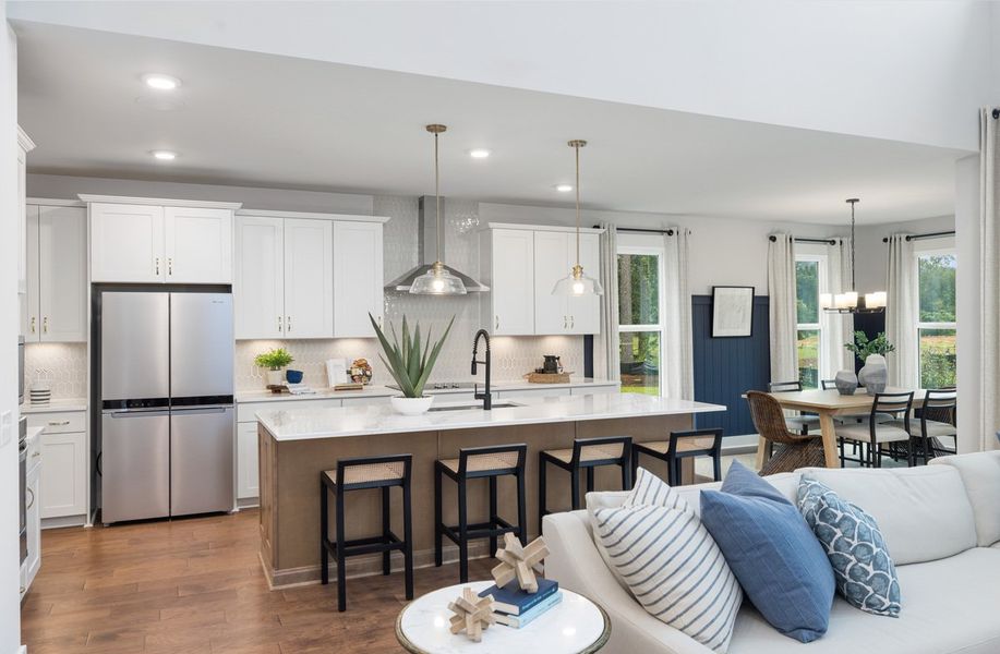 Furnished interior view inside a new home in The Oaks, Goose Creek (Image 17).