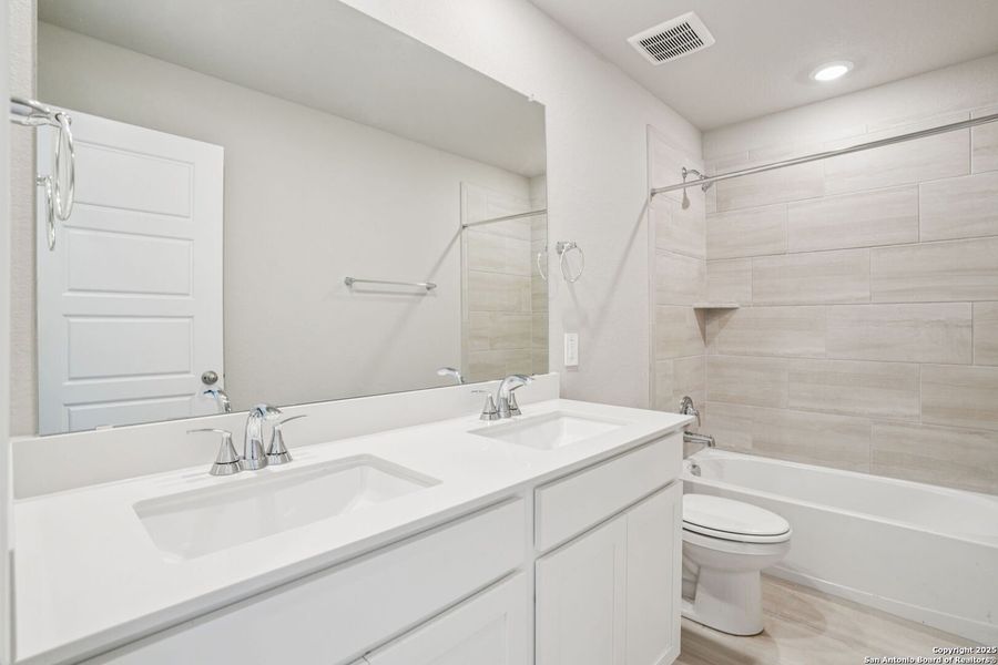 Furnished interior view inside a new home in Royal Crest, San Antonio (Image 13).