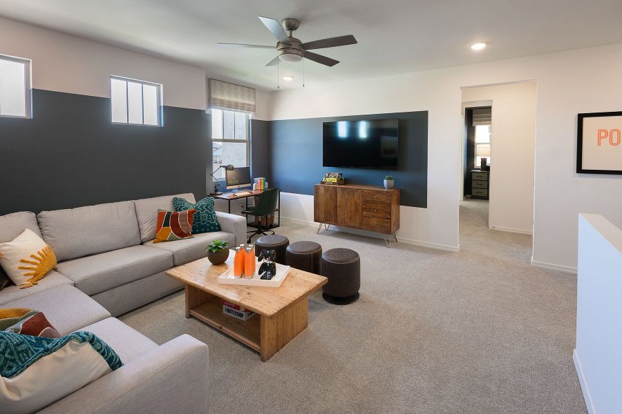 Representative furnished interior of a home built from the Slate by Mattamy Homes in Empire Pointe, Queen Creek (Image 11). Representative furnished interior of a home built from the Slate by Mattamy Homes in Empire Pointe, Queen Creek (Image 11).