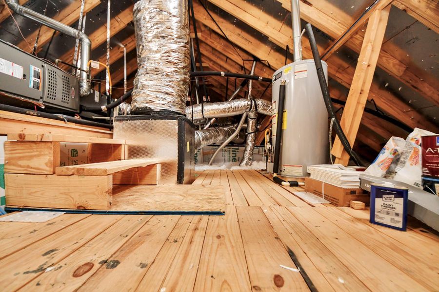 In-progress construction of a new home in Marvida, Cypress, TX (Image 38).