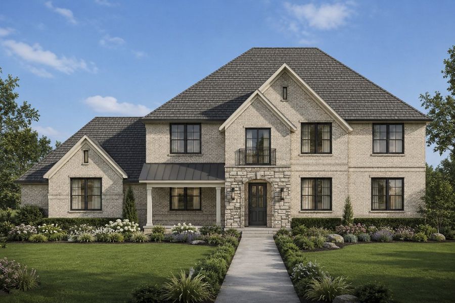 Representative exterior photo of a completed home built from the The Roseland by Lillian Custom Homes in Emerson Farms, Rockwall, TX (Image 2). Representative exterior photo of a completed home built from the The Roseland by Lillian Custom Homes in Emerson Farms, Rockwall, TX (Image 2).