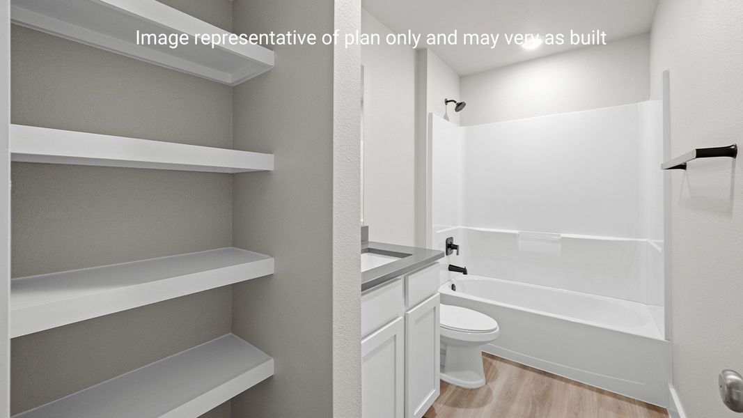 Representative furnished interior of a home built from the Mustang by D.R. Horton in The Islands of Rockport, Rockport (Image 9).