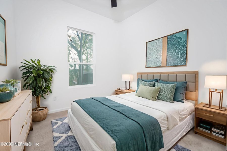 Furnished interior view inside a new home in , Jacksonville (Image 11). Furnished interior view inside a new home in , Jacksonville (Image 11).