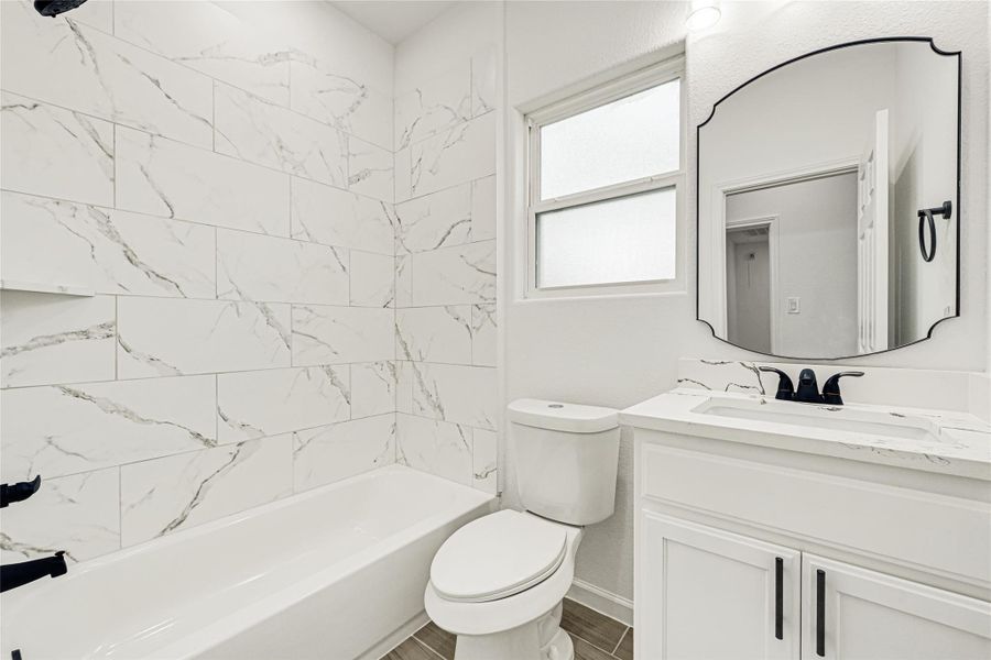 Furnished interior view inside a new home in , Houston (Image 6).