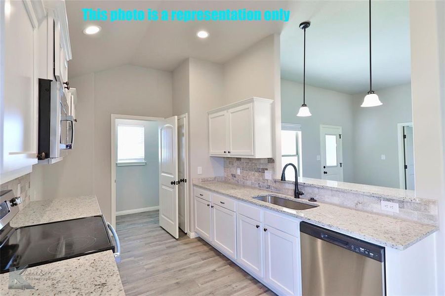 Furnished interior view inside a new home in , Abilene (Image 3).