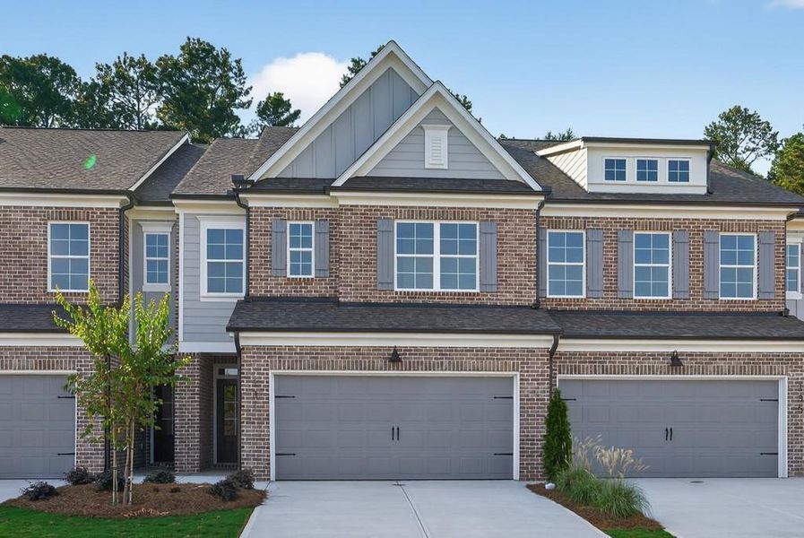 Front exterior of a new home in , Jefferson, GA, highlighting curb appeal (Image 27).