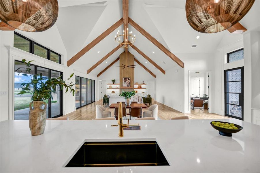 Furnished interior view inside a new home in , Aledo (Image 19).