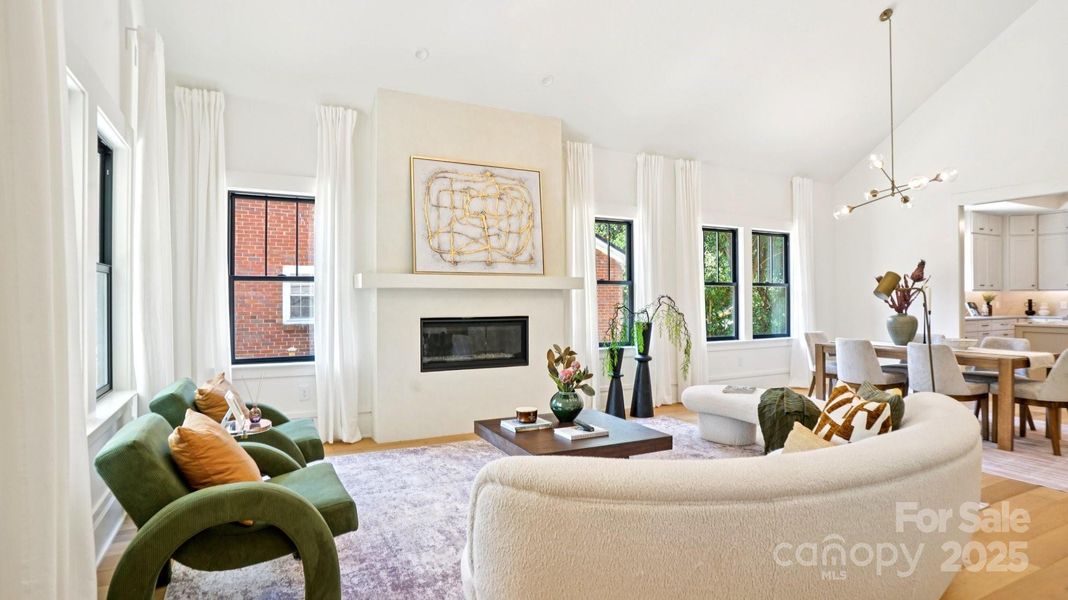 Furnished interior view inside a new home in , Charlotte (Image 17).