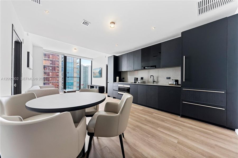 Furnished interior view inside a new home in , Miami (Image 17).