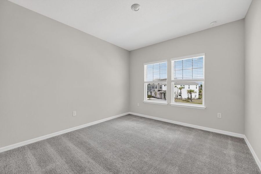 Representative unfurnished interior of a home built from the Bellflower by Taylor Morrison in Cherry Elm at SilverLeaf, St. Augustine (Image 27).