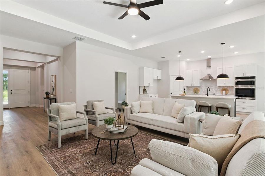 Furnished interior view inside a new home in , Eustis (Image 17). Furnished interior view inside a new home in , Eustis (Image 17).