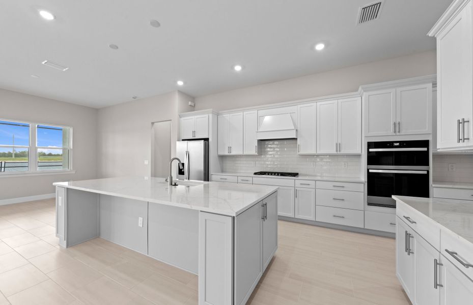 Furnished interior view inside a new home in Del Webb Oak Creek, North Fort Myers (Image 15).