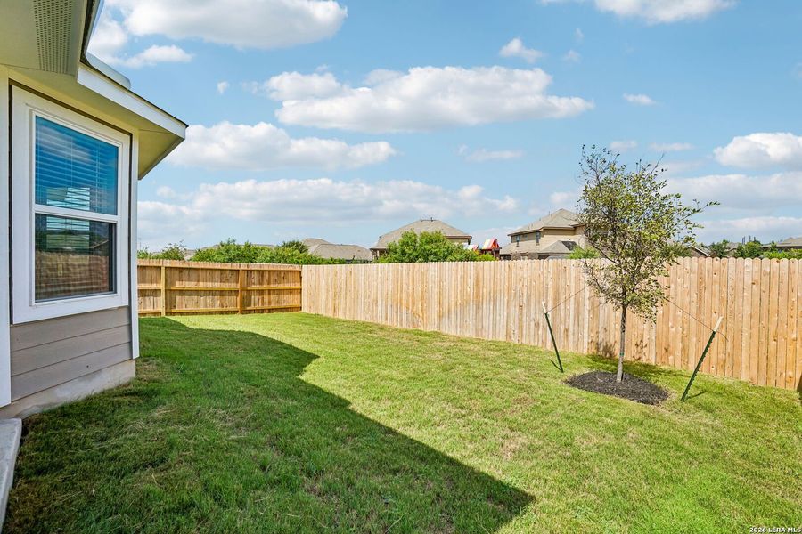 Exterior details and patio area of a home in Sagebrooke - Premier Series, San Antonio (Image 24).