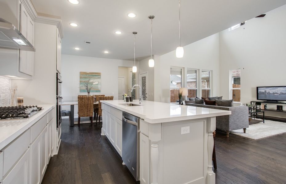 Large kitchen island