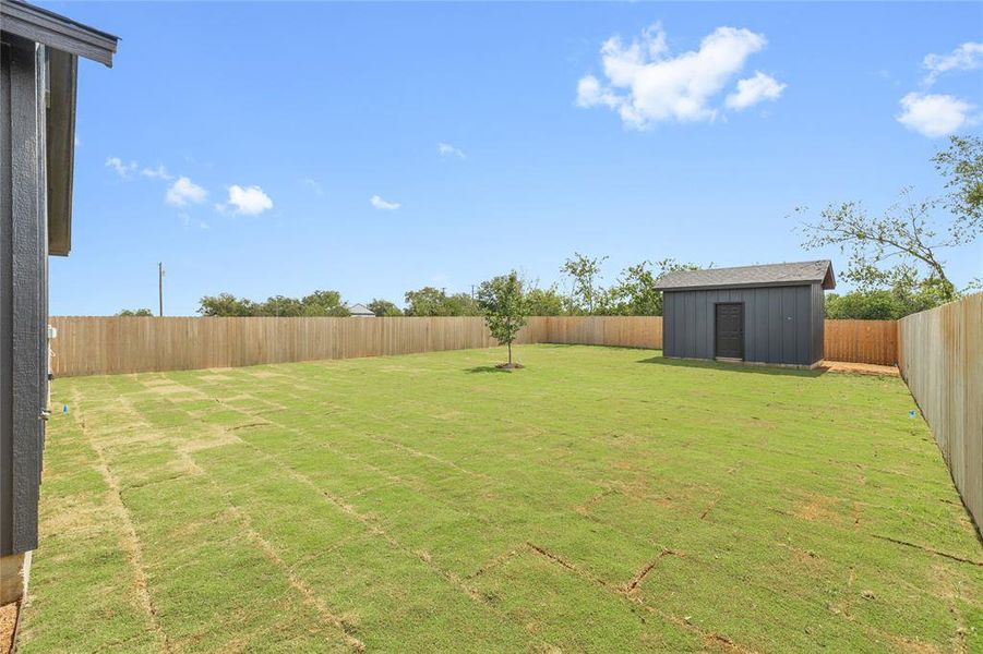 Exterior details and patio area of a home in , Comanche (Image 1). Exterior details and patio area of a home in , Comanche (Image 1).