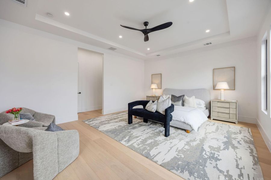 Furnished interior view inside a new home in , Houston (Image 45).