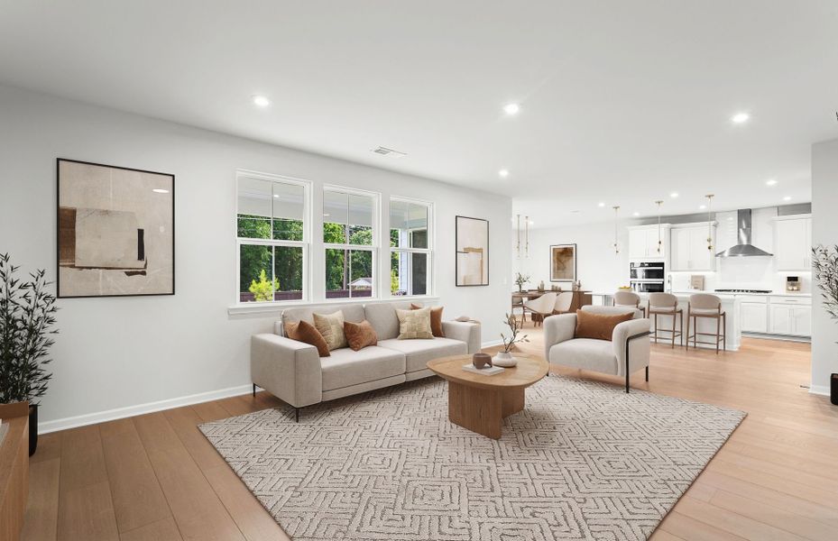 Representative furnished interior of a home built from the Yellowstone by Pulte Homes in Linden Grove, Powder Springs (Image 16).