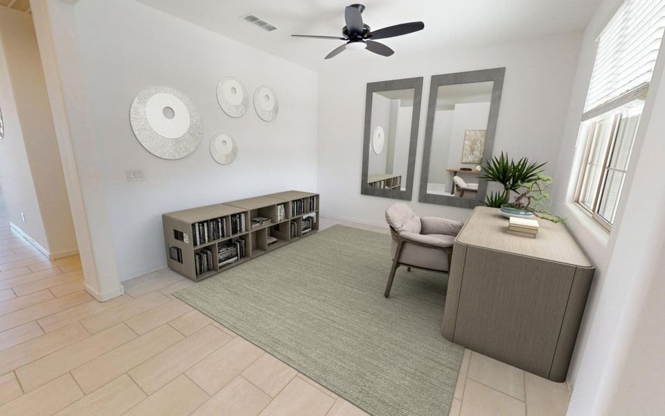 Furnished interior view inside a new home in Blossom Rock, Apache Junction (Image 8). Furnished interior view inside a new home in Blossom Rock, Apache Junction (Image 8).