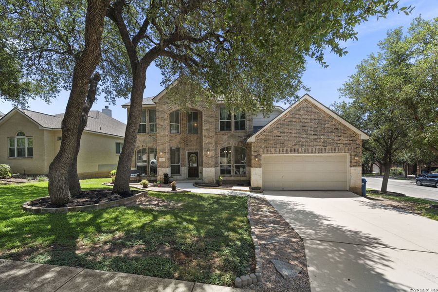 Front exterior of a new home in , San Antonio, TX, highlighting curb appeal (Image 26). Front exterior of a new home in , San Antonio, TX, highlighting curb appeal (Image 26).