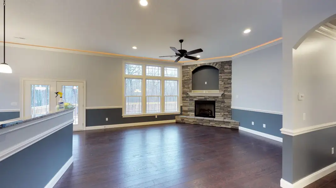Representative unfurnished interior of a home built from the Beaumont Elite by Enchanted Homes in Smokey Hills, Campobello (Image 58).