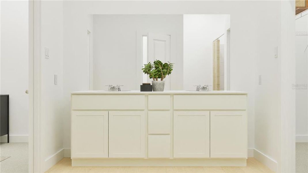 Furnished interior view inside a new home in , Clermont (Image 14).