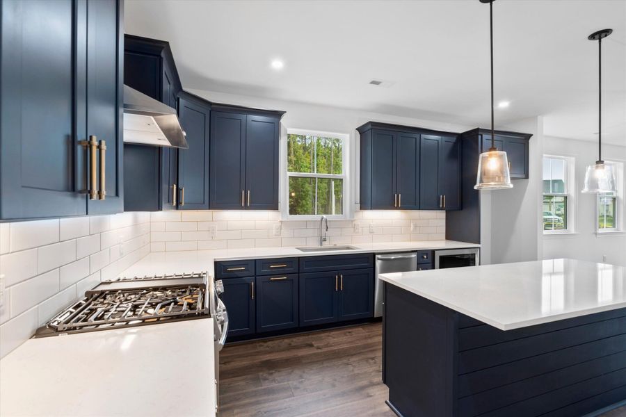 Furnished interior view inside a new home in Hayes Park, Johns Island (Image 10).