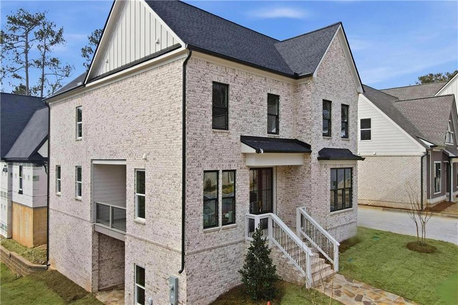 Exterior details and patio area of a home in , Roswell (Image 30).