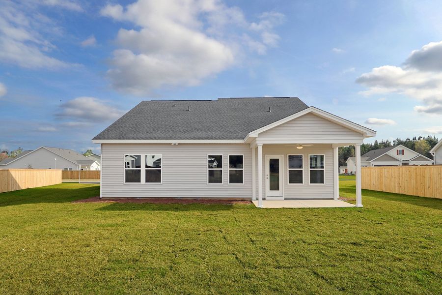 Exterior details and patio area of a home in Garden Grove, Conway (Image 23).