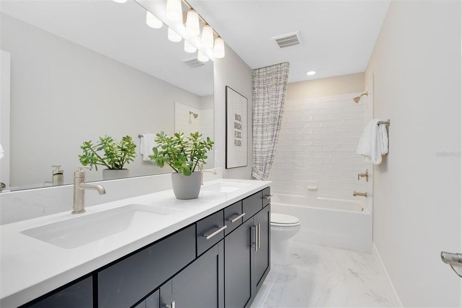 Furnished interior view inside a new home in Bridgewalk, St. Cloud (Image 23).