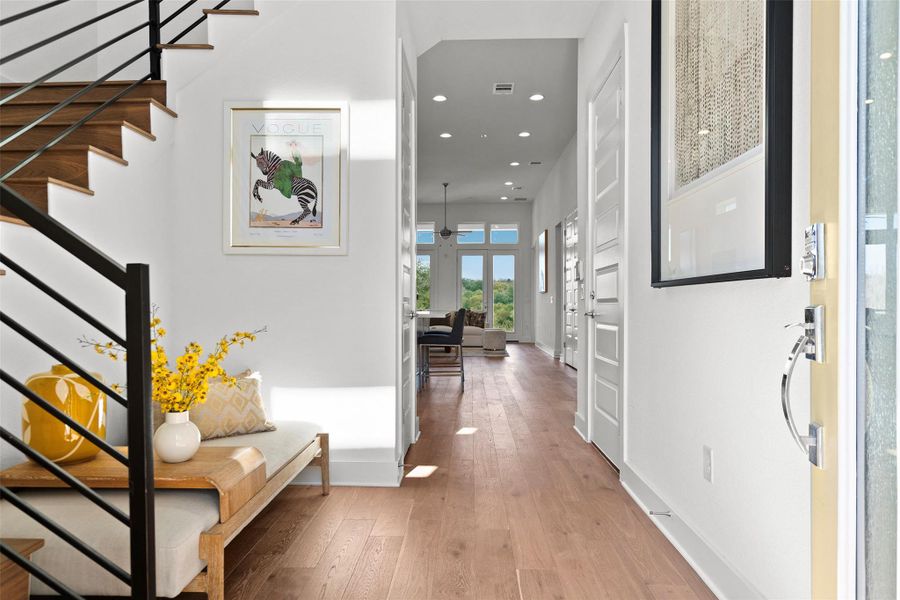 Furnished interior view inside a new home in Agave, Austin (Image 15).